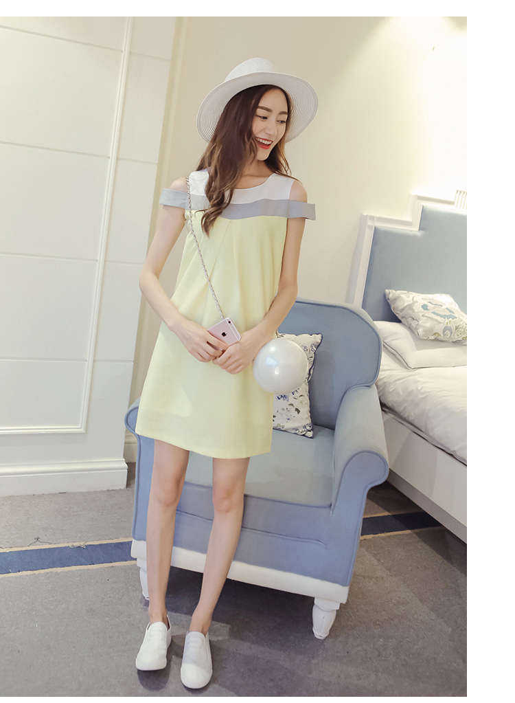 WD3769 Lovely Dress Yellow