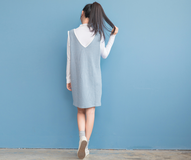 WD7503 Pretty Dress Light Blue