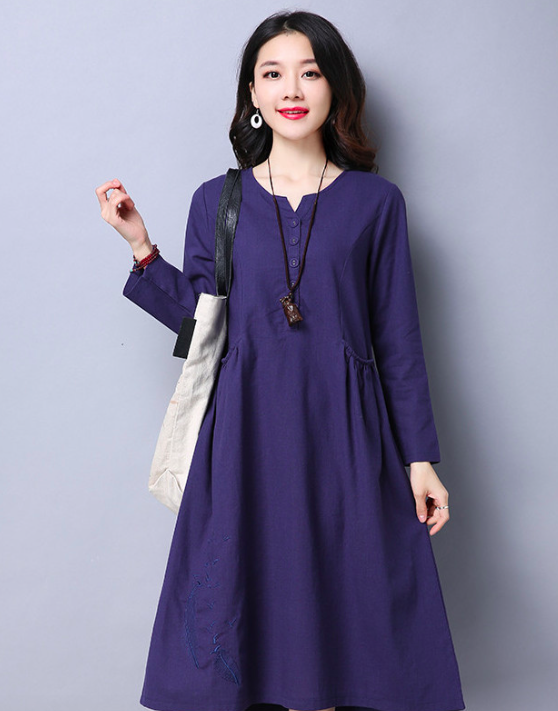 WD7506 Charming Dress Blue