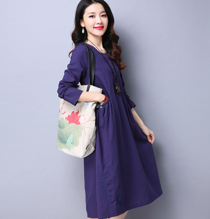 WD7506 Charming Dress Blue