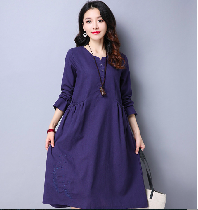 WD7506 Charming Dress Blue