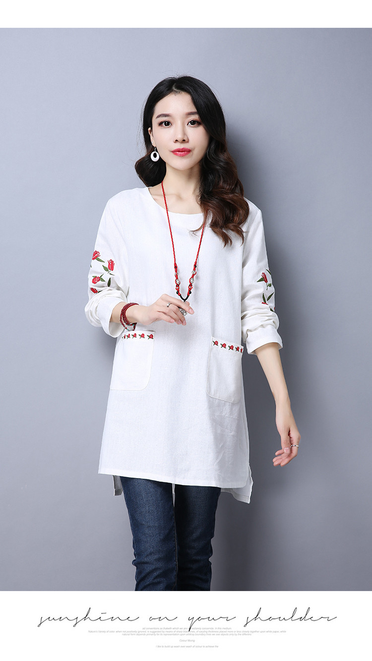 WT7507 Fashion Top White