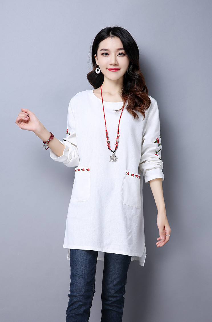WT7507 Fashion Top White