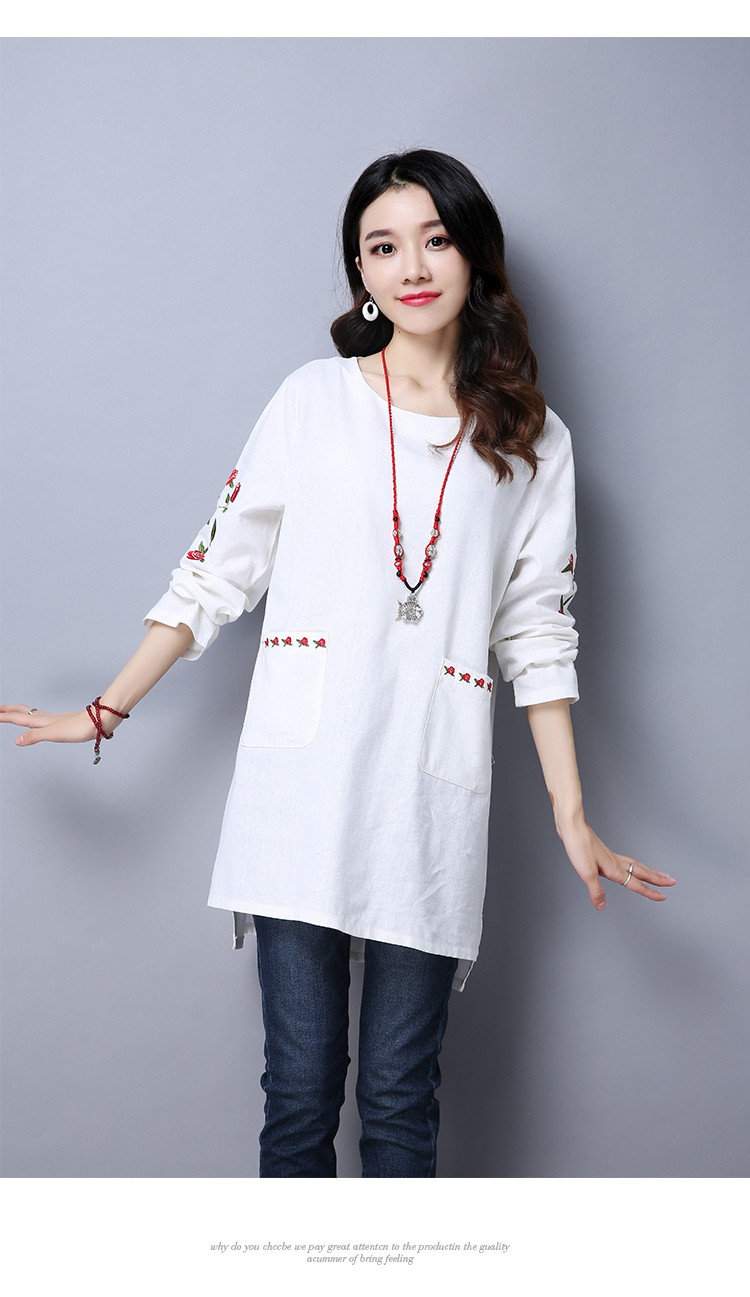 WT7507 Fashion Top White