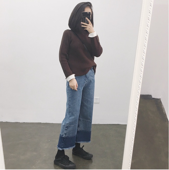 WP7519 Fashion Denim Pant Blue