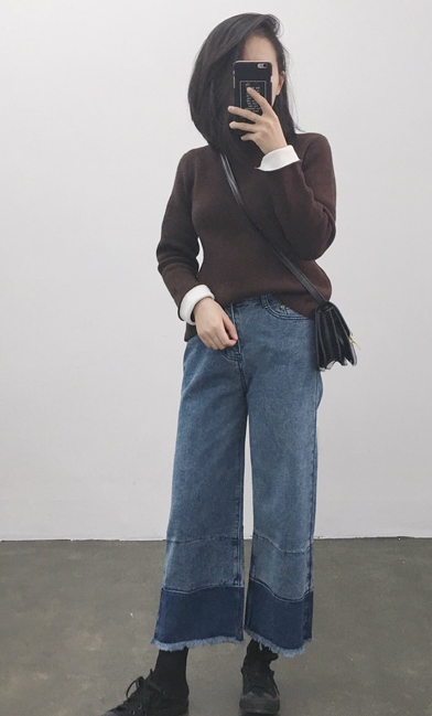 WP7519 Fashion Denim Pant Blue