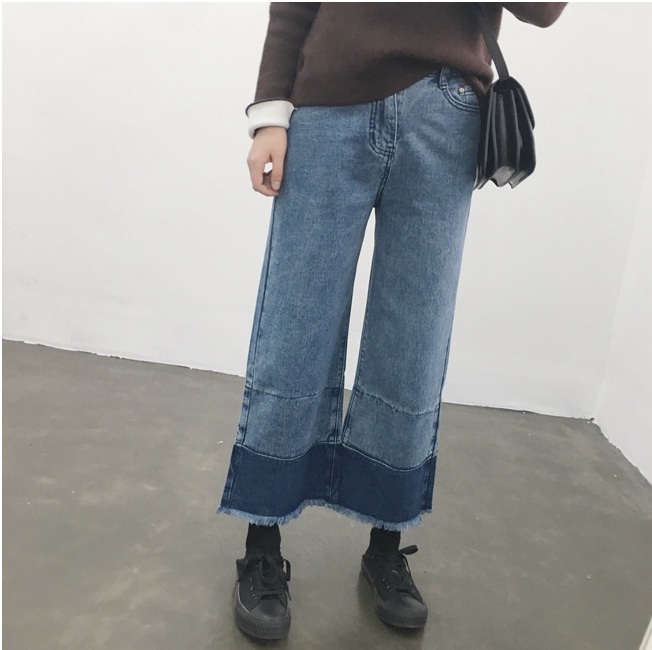 WP7519 Fashion Denim Pant Blue