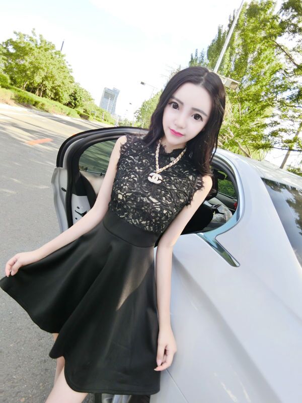 WD7522 Charming Dress Black