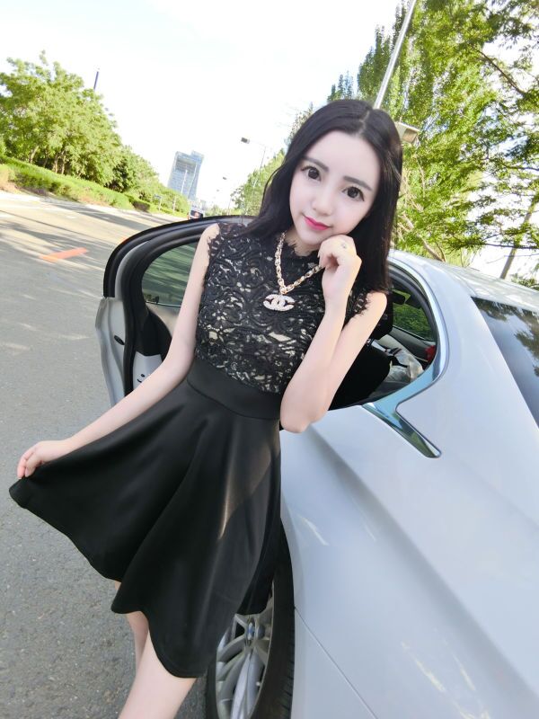 WD7522 Charming Dress Black