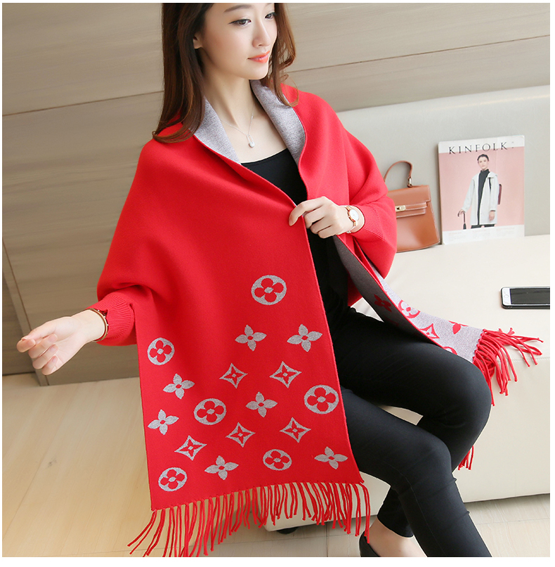 WJ3790 Pretty Cardigan Red