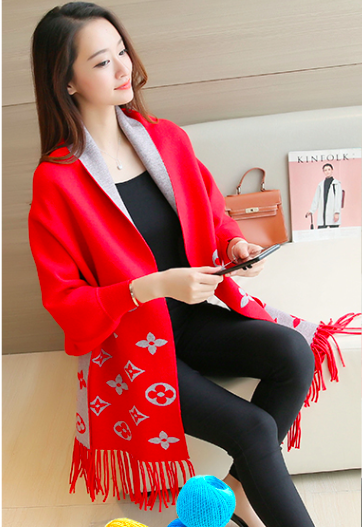 WJ3790 Pretty Cardigan Red