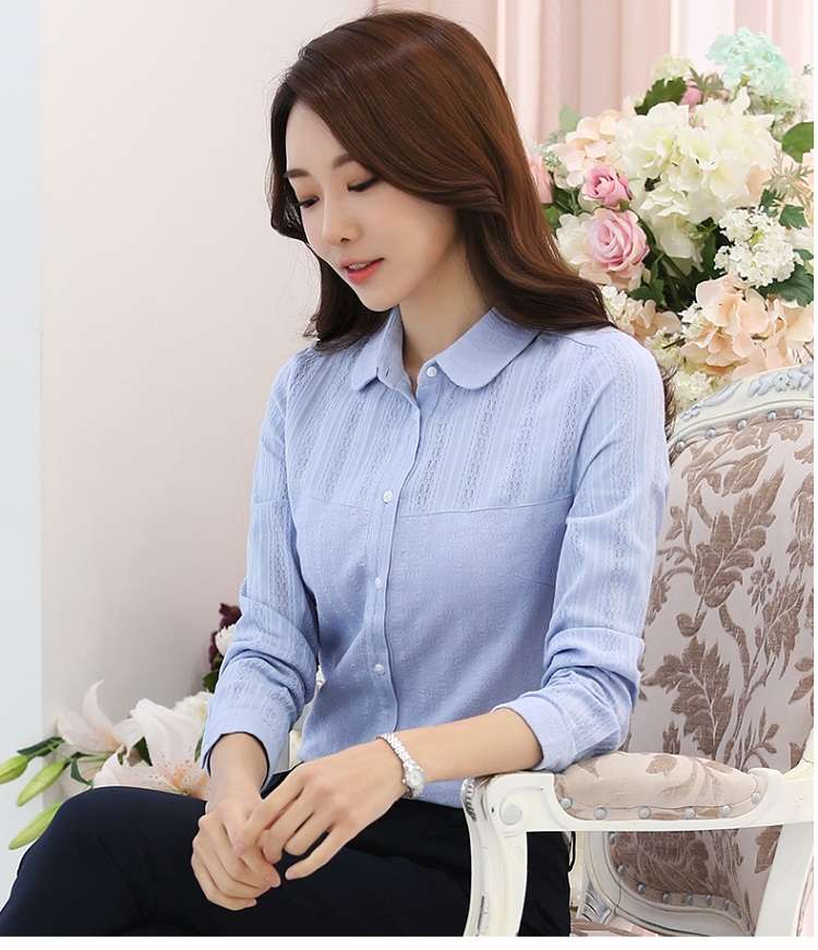 WT7552 Charming Top Blue