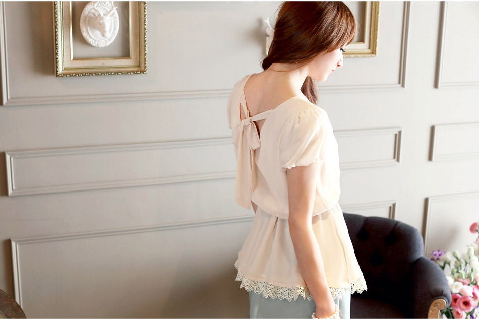 WT7559 Lovely Top Apricot