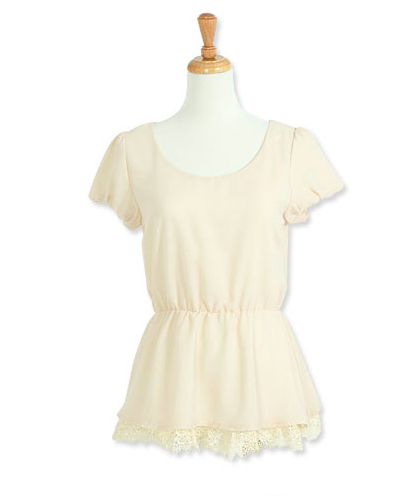WT7559 Lovely Top Apricot