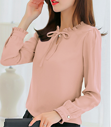 WT3797 Charming Top Pink