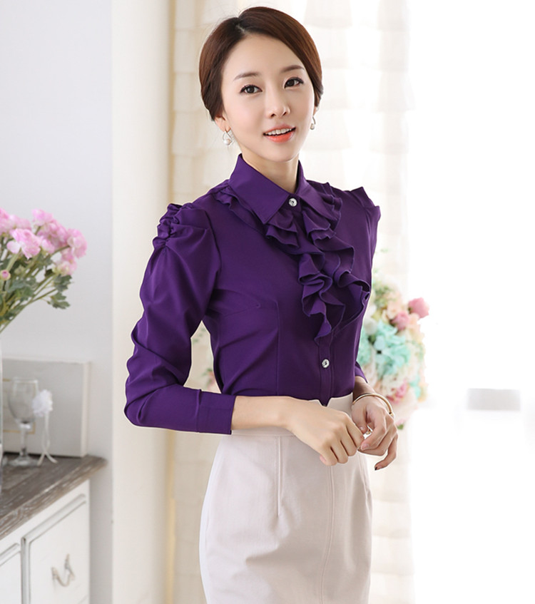 WT3799 Fashion OL Top Purple