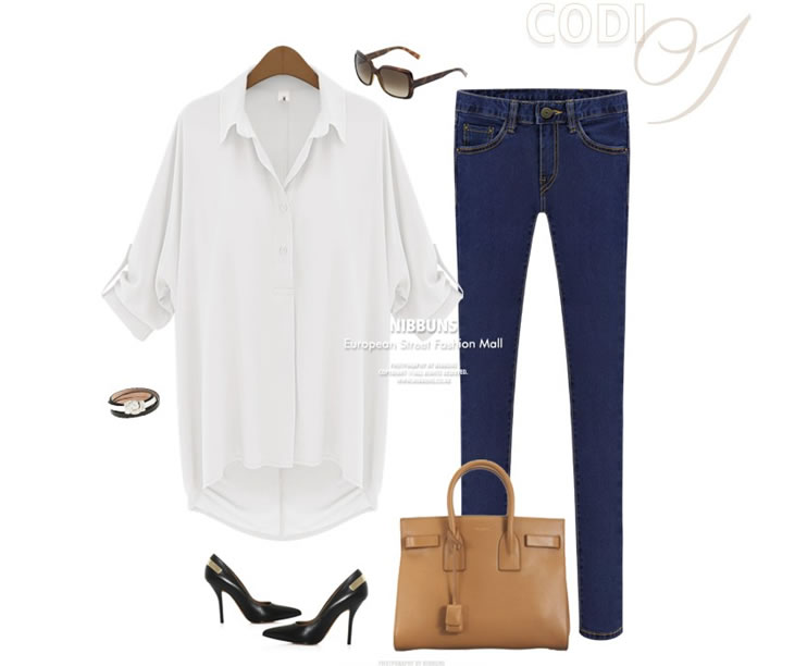 WT5599 Europe Fashion Top White