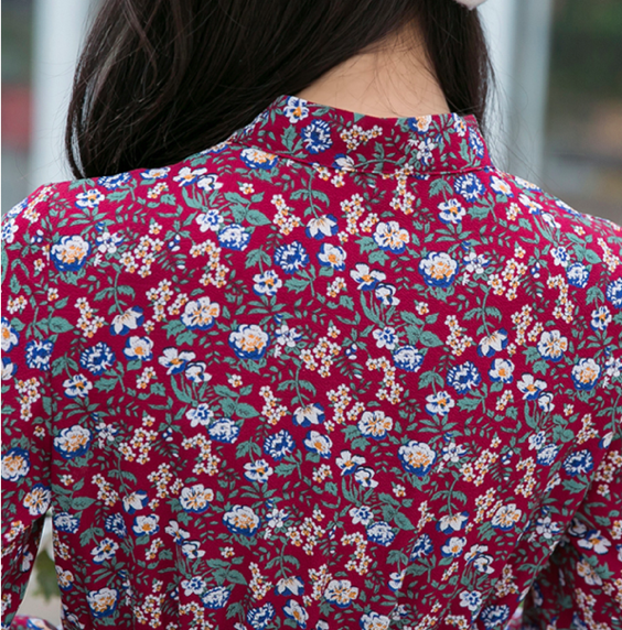 WD7561 Pretty Floral Dress As Picture