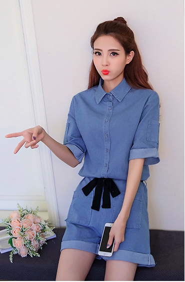 WP7564 Fashion Jumpsuit Light Blue