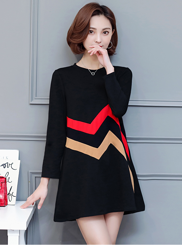 WD7577 Charming Dress Black