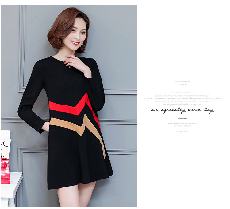 WD7577 Charming Dress Black