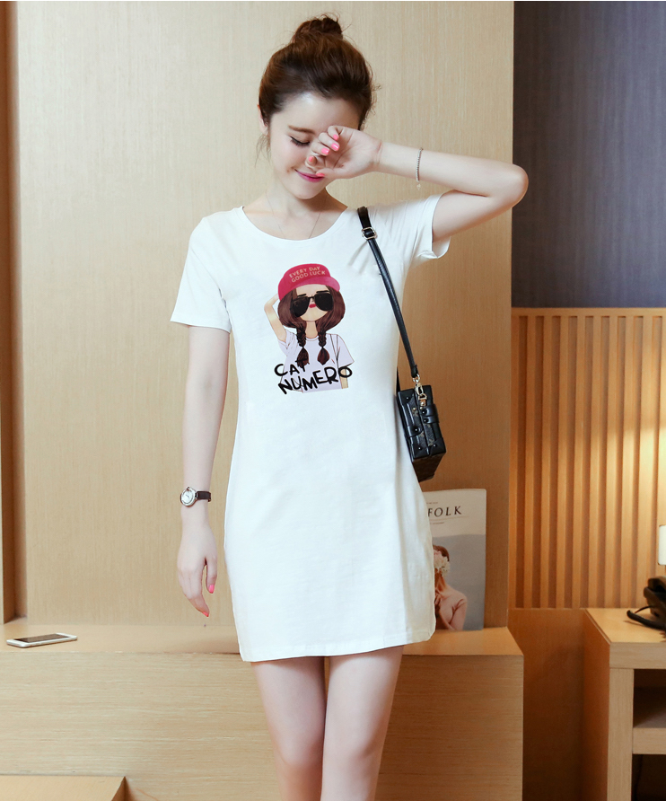 WD7588 Fashion Dress White