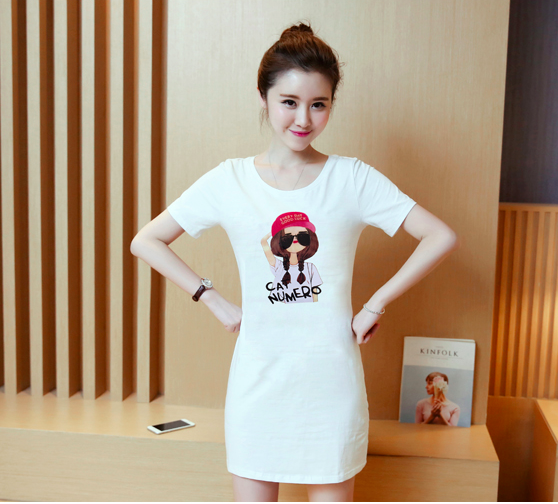 WD7588 Fashion Dress White