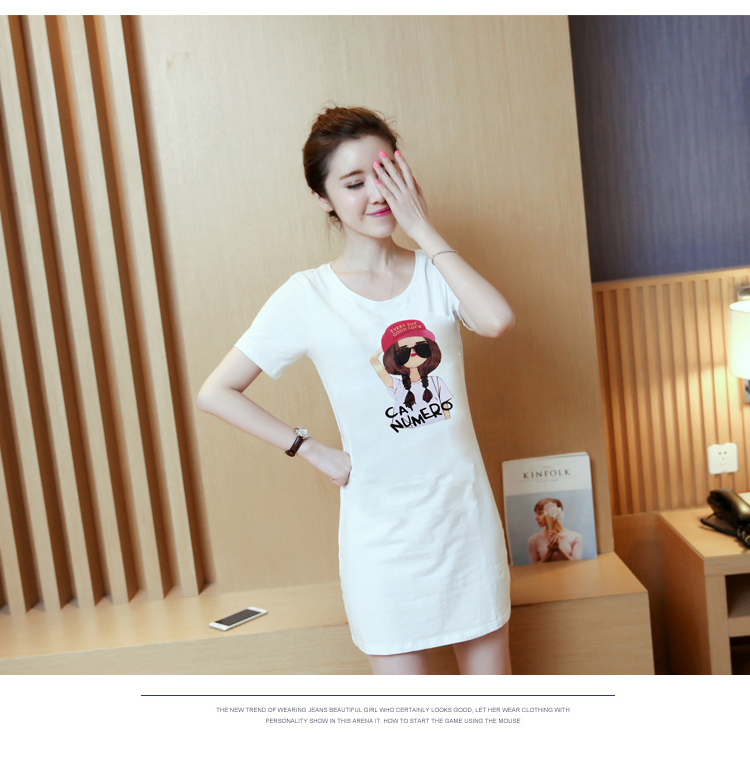 WD7588 Fashion Dress White