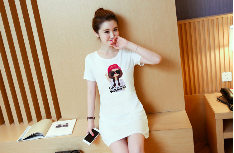 WD7588 Fashion Dress White