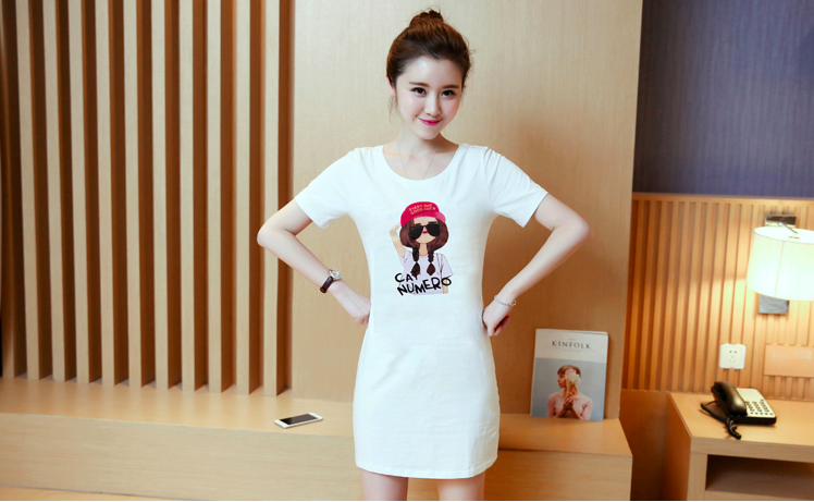 WD7588 Fashion Dress White