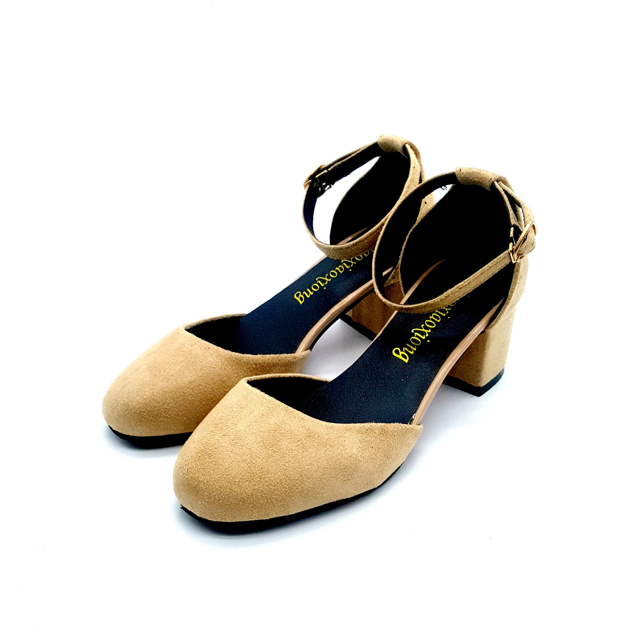 HA023 Clog Heels Beige