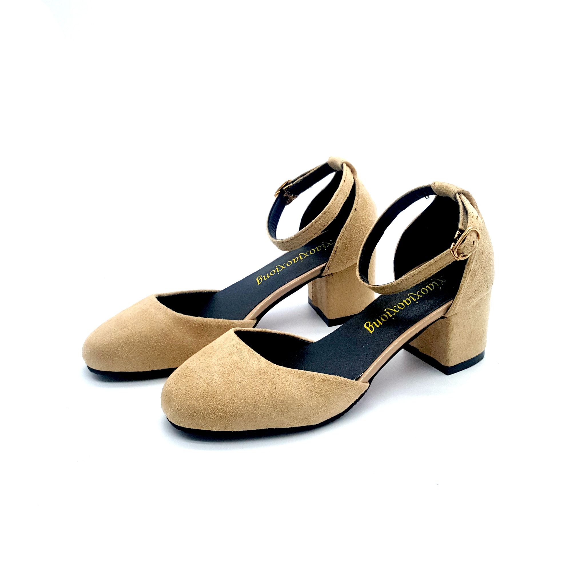 HA023 Clog Heels Beige