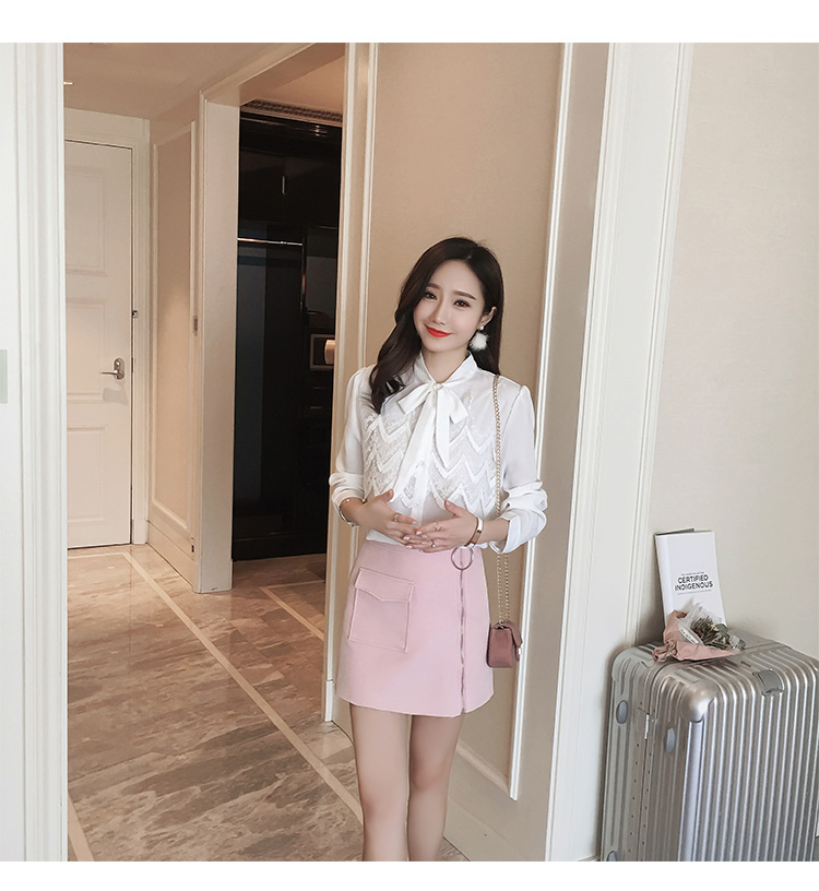 WT3817 Pretty Top White