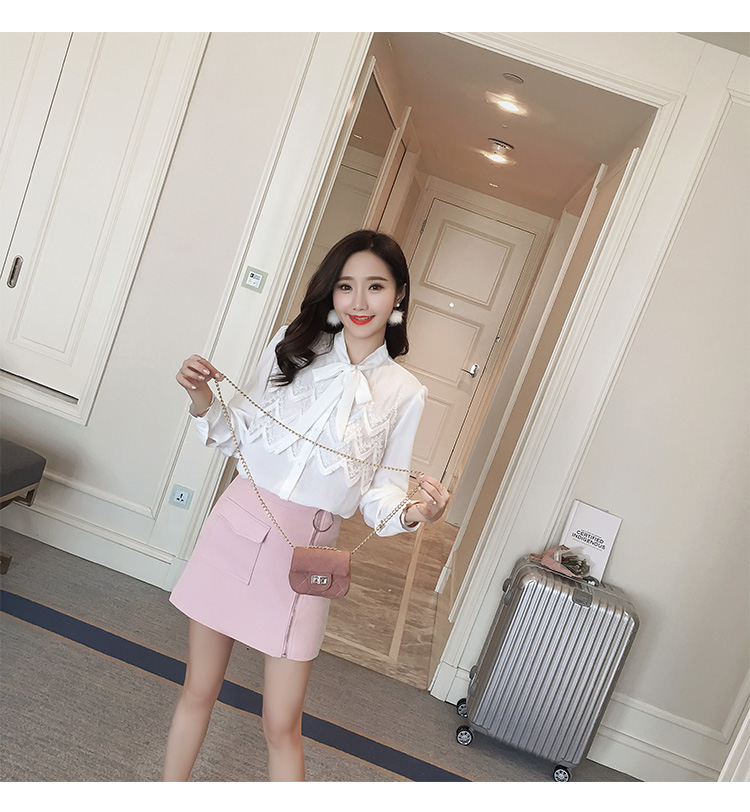 WT3817 Pretty Top White