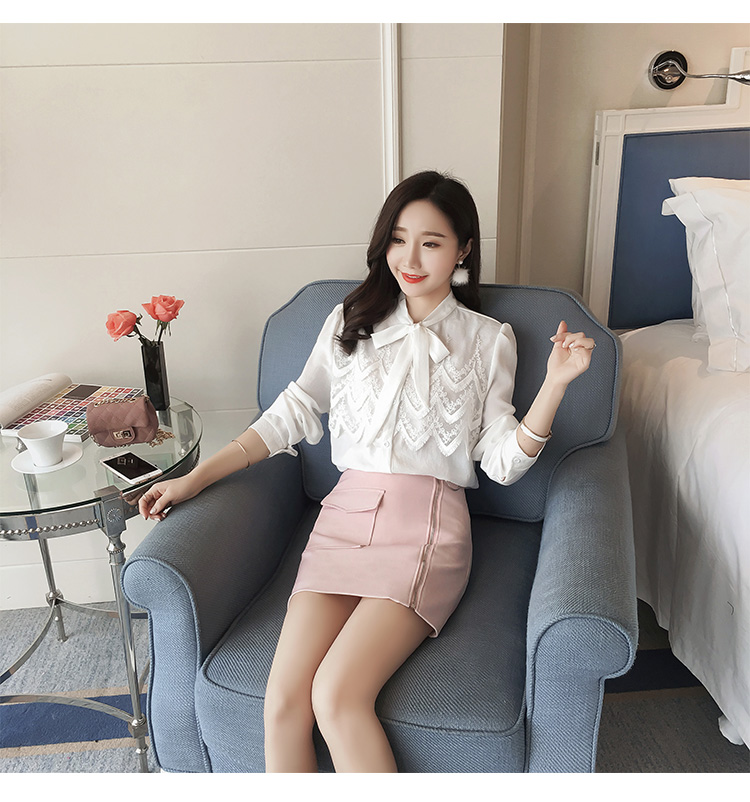 WT3817 Pretty Top White