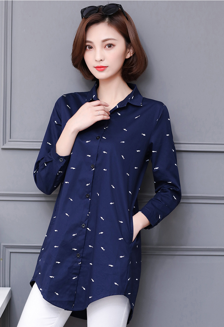 WT3824 Fashion Top Blue