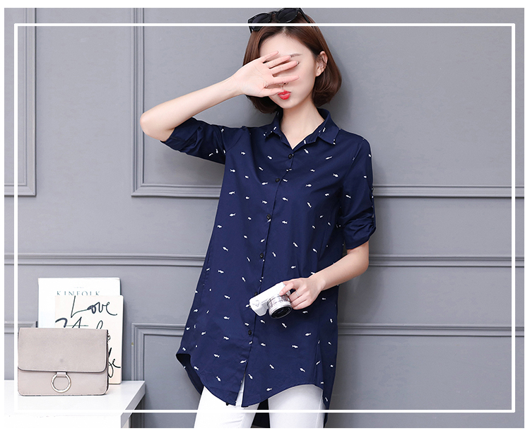 WT3824 Fashion Top Blue