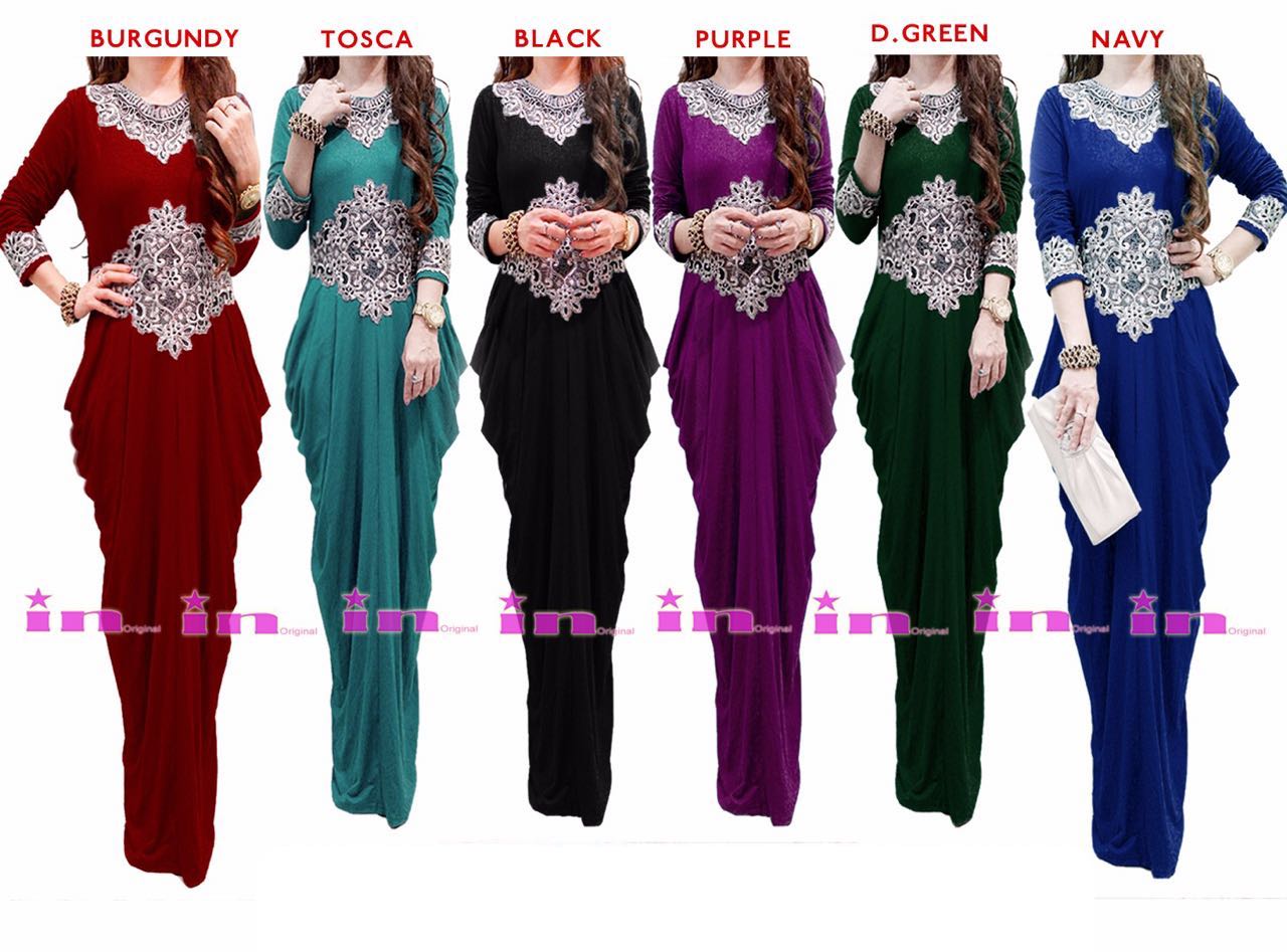 JW5003 Quality Jubah Dress Dusty Purple