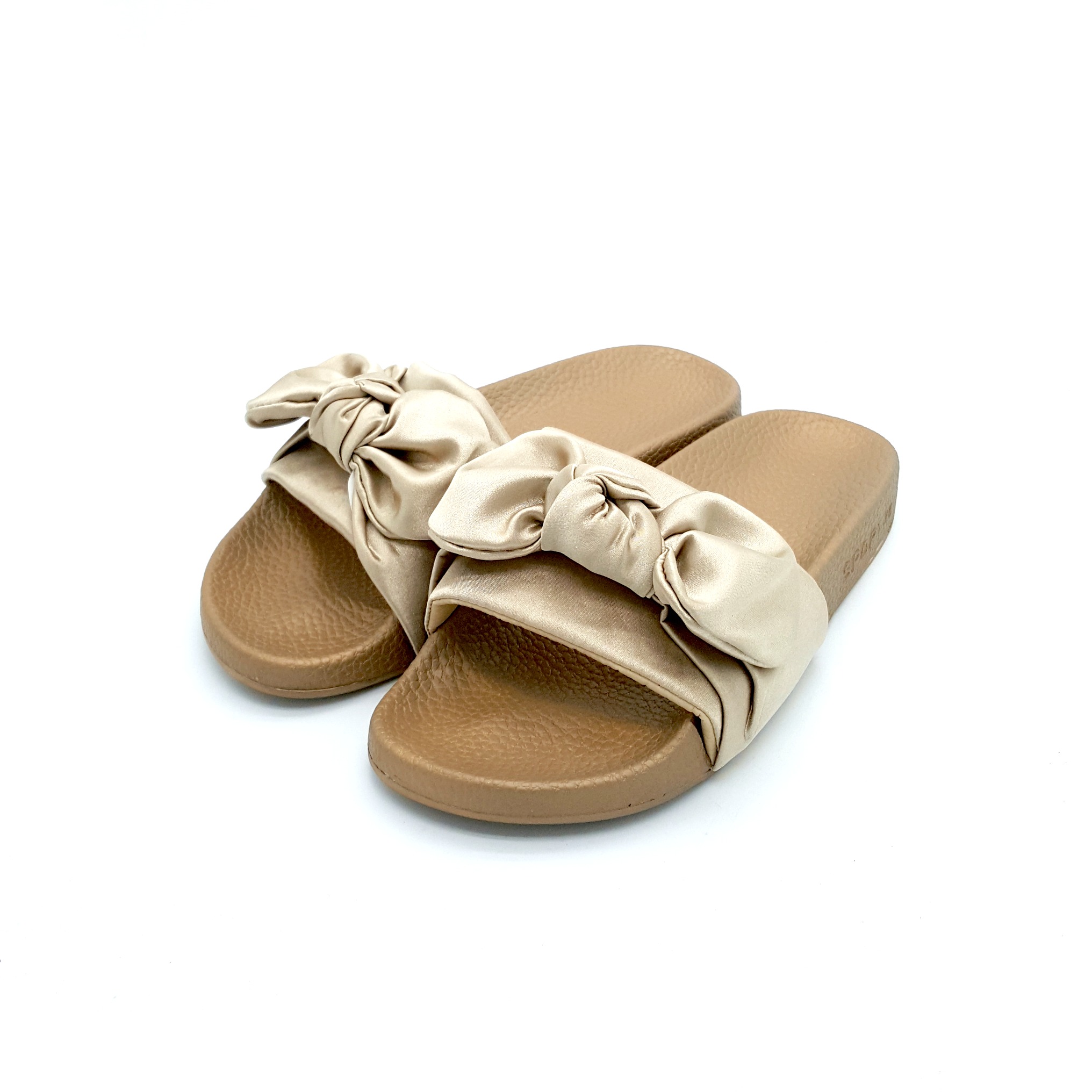 HA055 Ribbon Sandals Brown