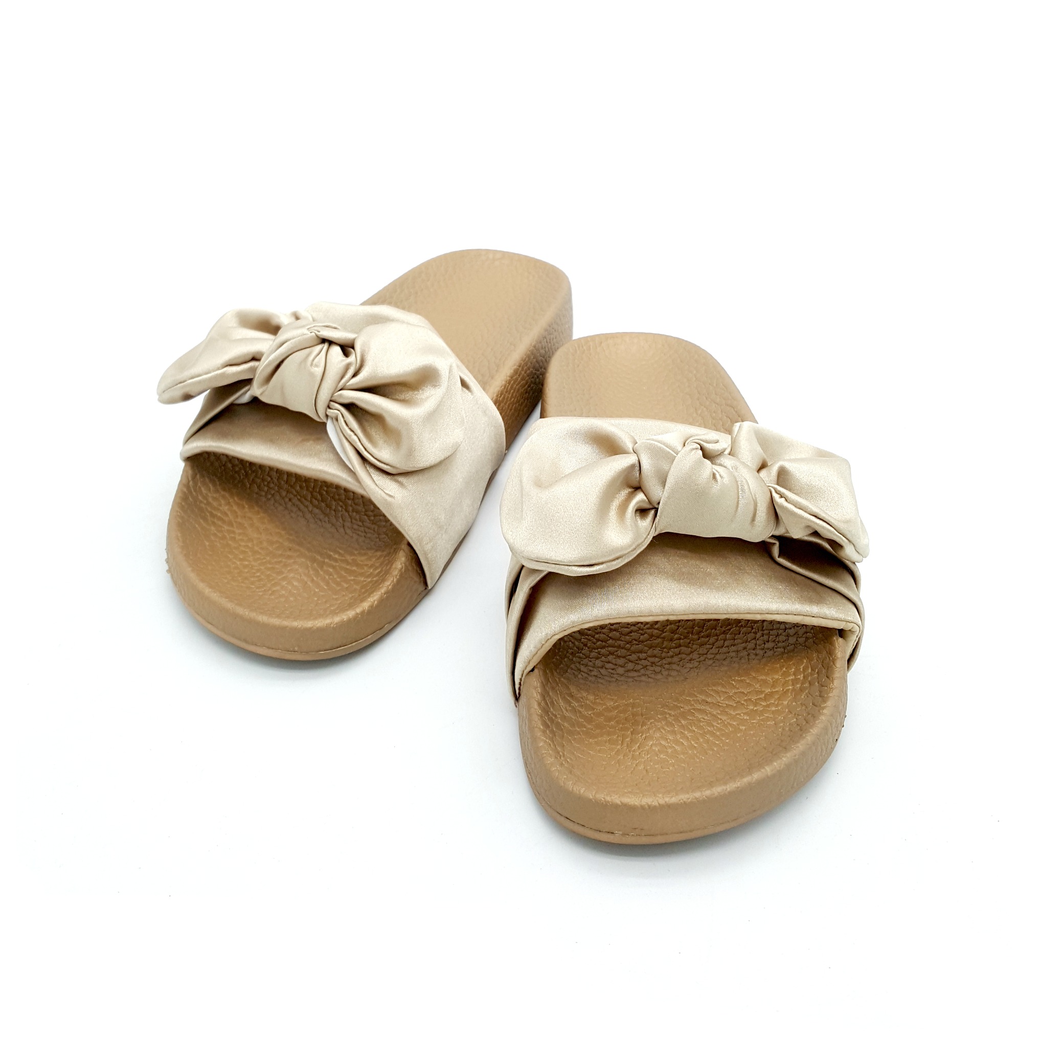HA055 Ribbon Sandals Brown