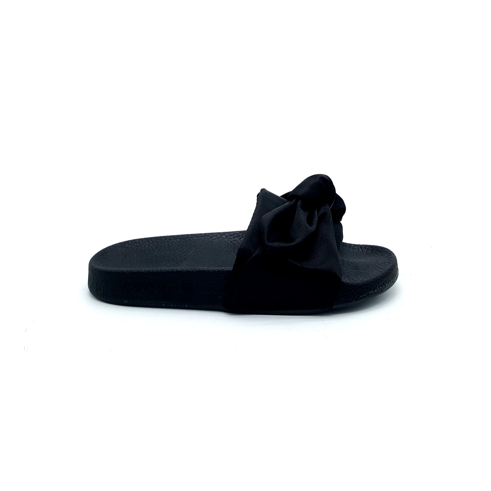 HA055 Ribbon Sandals Black