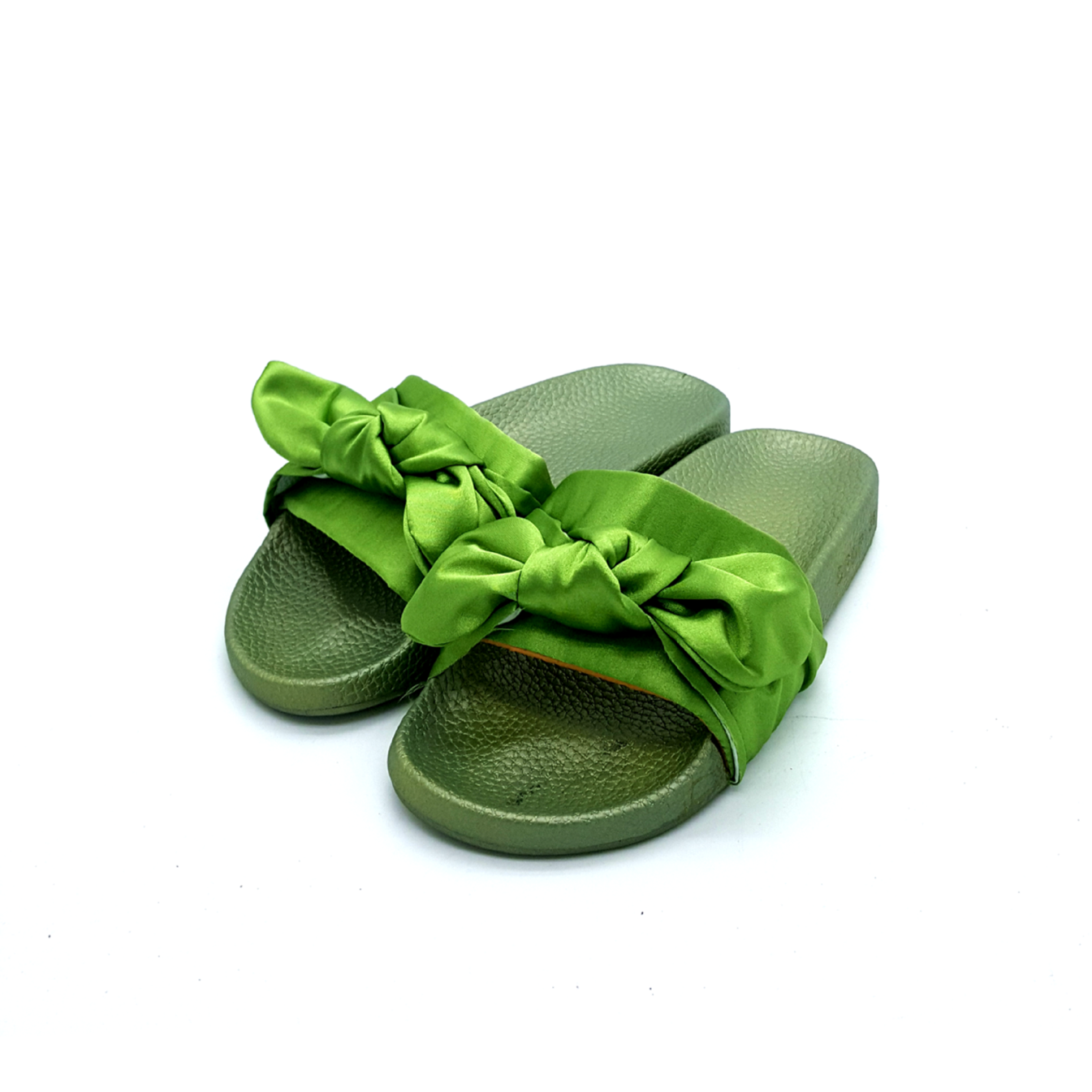 HA055 Ribbon Sandals Green