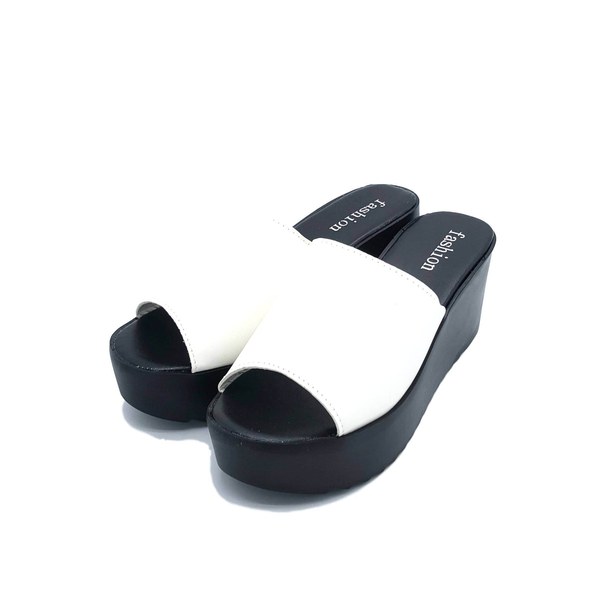 HA054 Platform Sandals White