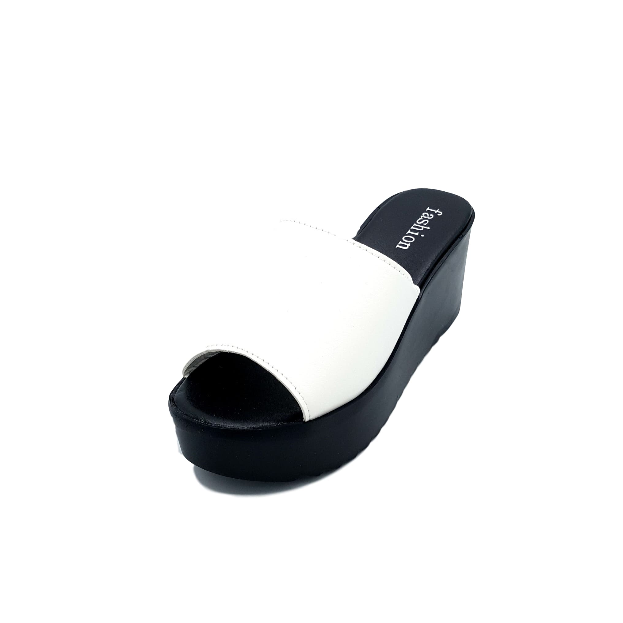 HA054 Platform Sandals White