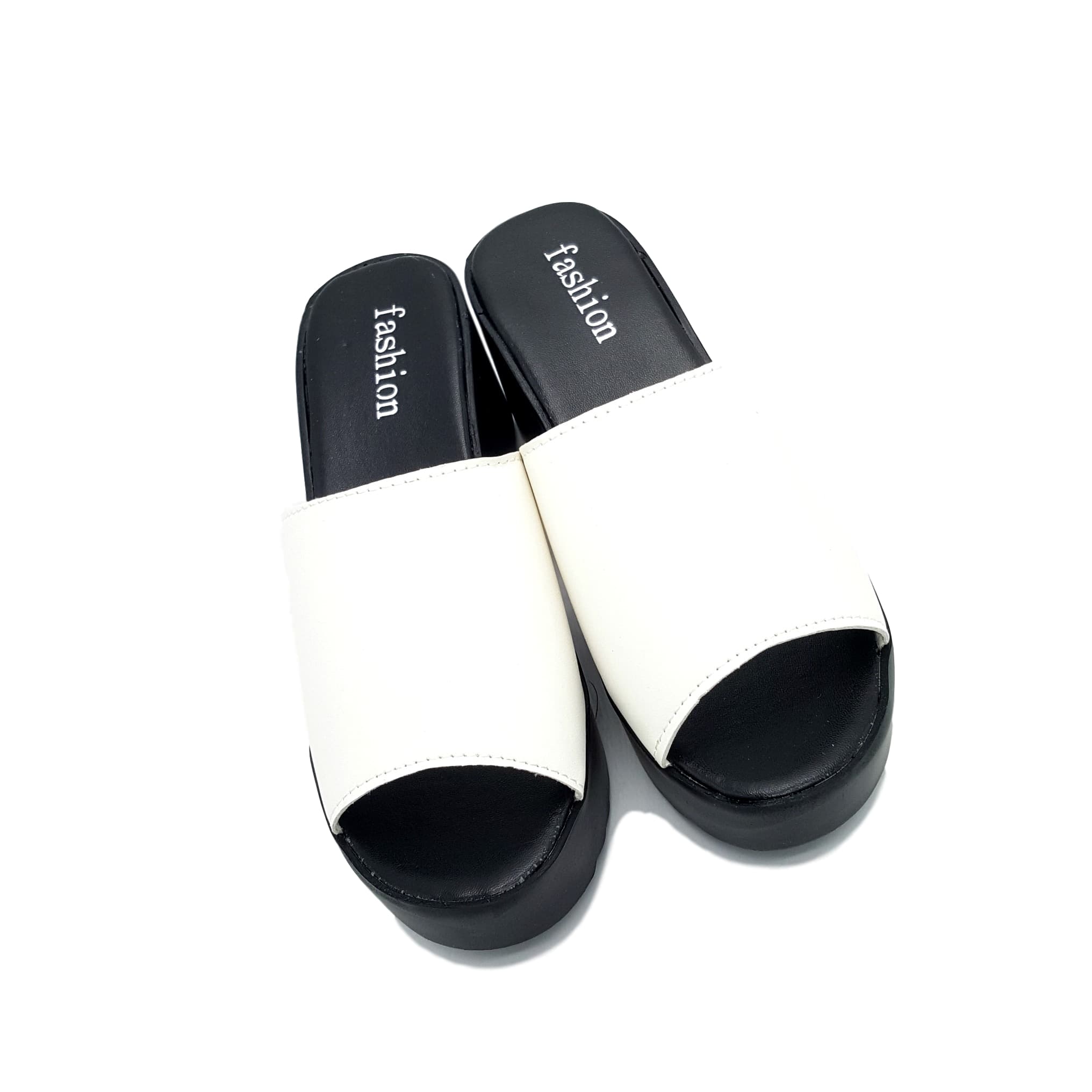 HA054 Platform Sandals White