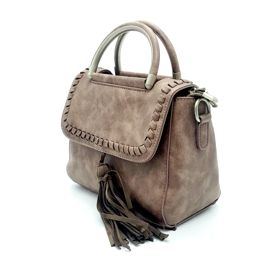 HA047 Tassels Tote Bag Pink