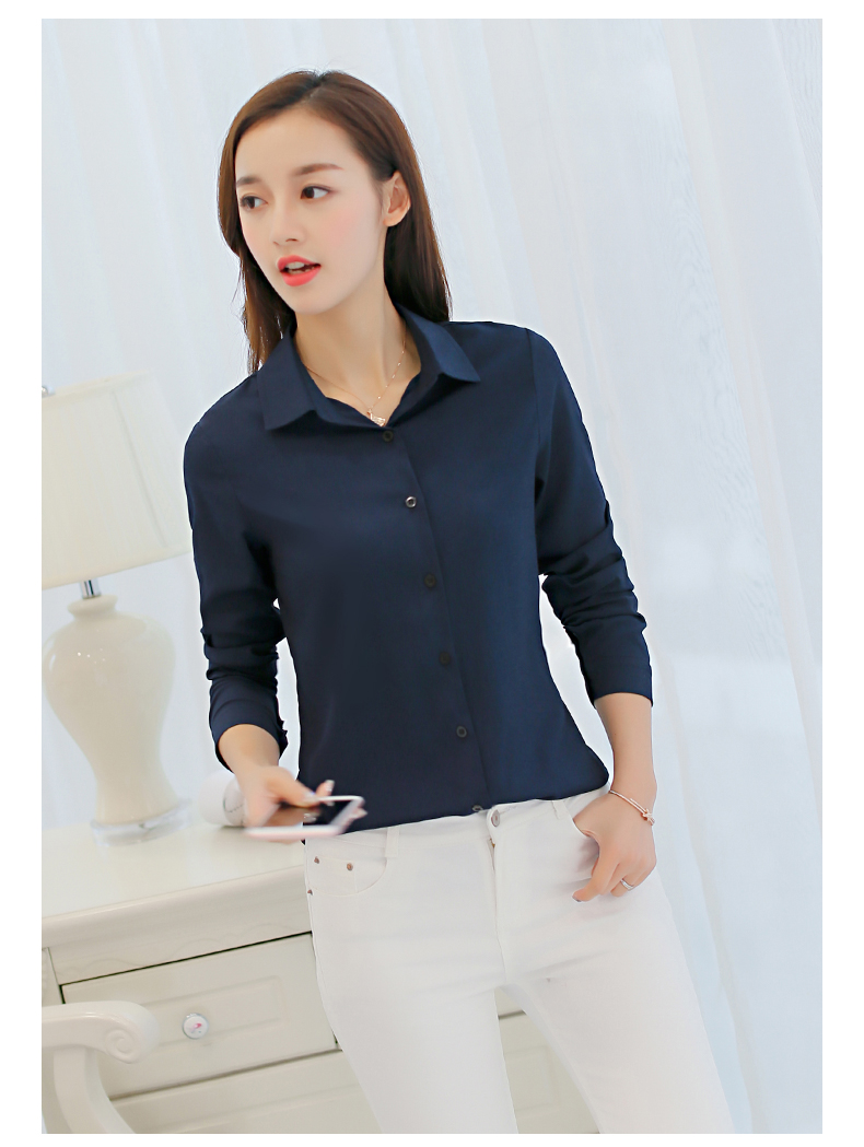 WT3831 Fashion OL Top Dark Blue