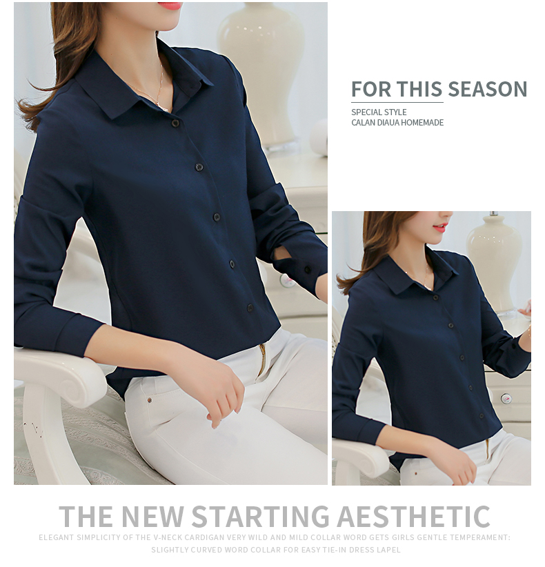 WT3831 Fashion OL Top Dark Blue