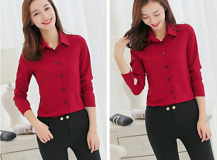 WT3831 Fashion OL Top Red