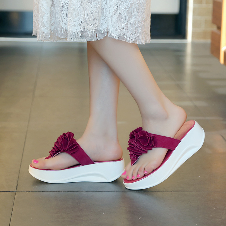 HA050 Flowerland Shoes Red